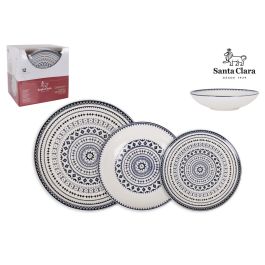 Vajilla Cebreiro Monaco 12 Piezas - Santa Clara, Stoneware, Lavavajillas y Microondas (2 Unidades) Precio: 104.0358. SKU: B192LH9N65