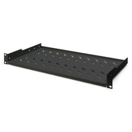 Digitus 1U fixed shelf for racks from 400 mm depth 45x483x250 mm, up to 15 kg, black (RAL 9005)
