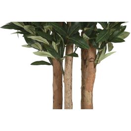 DKD Home Decor Árbol Artificial Olivo Verde de 150 cm de Alto con 1584 Hojas en Poliéster y PP