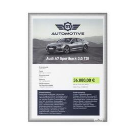 Durable 5014-57 Archivador A4 Antracita, Transparente - Pack 5 Piezas