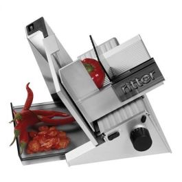 Ritter CONTURA-3 Cortafiambres 558.012 - Diseño Premiado, Hoja 17cm, Motor 65W Eco, Corte hasta 23mm