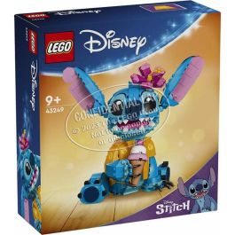 Lego 43249 Disney Stitch, Juego de Construcción para Niños con Cono de Helado y Figura