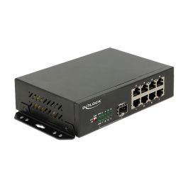 DeLOCK 87708 Switch Ethernet 8 Puertos Gigabit (10/100/1000) con Ranura SFP, Montaje en Pared, Negro Precio: 125.5738. SKU: B19TRRFNQT