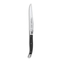 3 Claveles Set de 4 Cuchillos Chuleteros 11.5 cm Acero Inoxidable, Mango ABS, Apto Lavavajillas