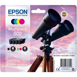Cartucho de Tinta Compatible Epson 502 Multipack 14,5 ml Amarillo Negro Cian Magenta Sí Precio: 47.59000059. SKU: S0225980
