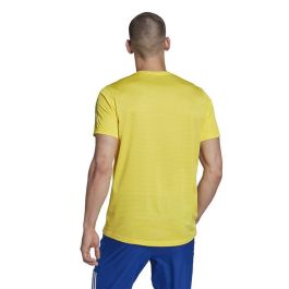 Camiseta de Manga Corta Hombre Adidas Amarillo M