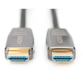 DIGITUS HDMI AOC Hybrid Glasfaserkabel UHD 8K 20m schwarz