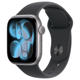 Apple Watch S11 Aluminium Cellular 42mm Gris Espacial con correa deportiva negra Talla S/M Precio: 604.89000011. SKU: B17ATMLWZN