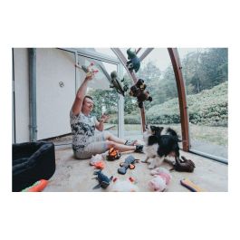 Hunter Juguete Tough Toys Mono, Diversión Inteligente e Interactiva para su Mascota, Polyester