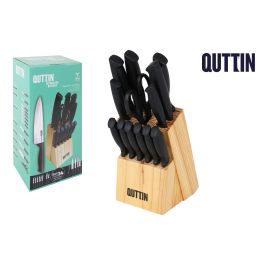 Set 14Pcs Tacoma + Cuchillos Bl BLACK - Quttin (2 Cajas) Precio: 48.50000045. SKU: B1CWGVZJWA
