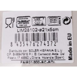 La Mediterranea Plato Hondo "Limoi" Iberica Brillo Ø21 cm (12 Unidades)