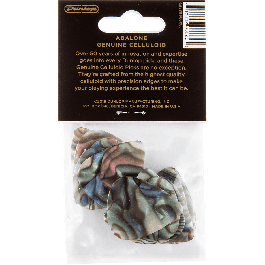 Dunlop Púas Guitarra Heavy Abalón Celluloid Pack 12 Unidades