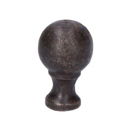 Edm Pomo de Bola 18 mm Acero Hierro Antiguo Tirador para Puertas Muebles Cajones