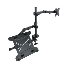 TOOQ SOPORTE MESA MONITOR/PORTÁTIL 2 BRAZOS NEGRO Precio: 38.89000016. SKU: S0232655