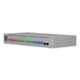 Ubiquiti Switch Layer 3 de 16 Puertos con 4x 2.5 GbE, 12x GbE, 2x 10G SFP+, Etherlighting™ y 50W