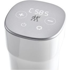 Zwilling ENFINIGY Sous Vide Stick Blanco, Circulador de inmersión, 90°C, Plástico/Acero inoxidable, 1200W, Temporizador 100h