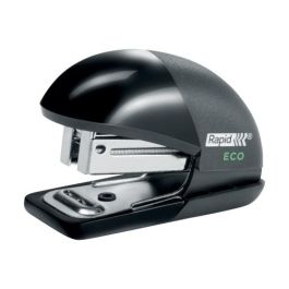 Rapid Grapadora mini fashion ecológica, plástico 100% reciclado, 10 hojas, usa grapas 24/6 y 26/6, color negro Precio: 5.68999959. SKU: B12Q9X685K