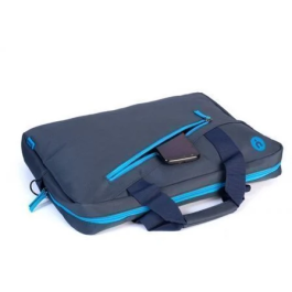 Monray Maletín GINGERBLUE para Portátiles hasta 15.6" / Cinta Trolley / Azul