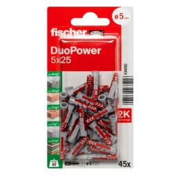 Fischer Taco Duopower 5-25 (45U) para Tornillos de 3-4Mm Medida Taco 5-25 Precio: 4.58999948. SKU: S7905780