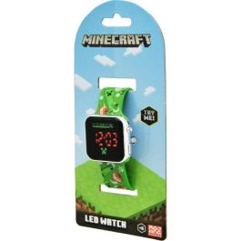 Kids Licensing Min4129 Reloj Led Minecraft para Niños +5 años