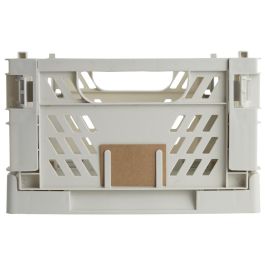 Day Caja Plegable y Apilable Almacenaje Blanca Natural 50x33 cm Soporta 45 kg Capacidad 27,6 L Diseñada en EU