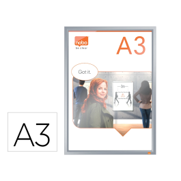 Nobo Marco Porta Anuncios Impression Pro DIN A3, Clip Aluminio, 320x17x445 mm Precio: 27.50000033. SKU: B1B9W9SF7W