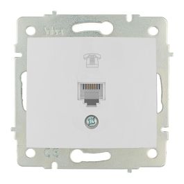 Solera Toma de Teléfono RJ11 Empotrar Serie Europa ERP84 Blanco Termoplástico 83x81 mm Precio: 3.95000023. SKU: S7906940