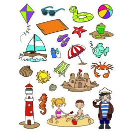 Gomets Apli Tematicos Bolsa 3H Removibles La Playa 66 Uds. (11435) (Set de 5) Precio: 9.5000004. SKU: B153JQLN53