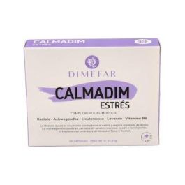 Dimefar Calmadim Estres 30 Cápsulas con Rodiola, Ashwagandha, Eleuterococo y Vitamina B6 para el Estrés y Sistema Nervioso Precio: 16.6899997. SKU: B1F7CXVEBM