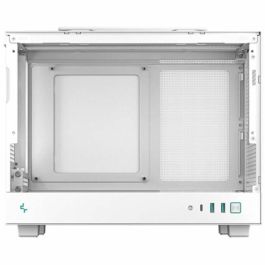 DeepCool DEE1721265501189 Minitorre CH160 mT Blanca, diseño compacto y optimizado para Mini-ITX