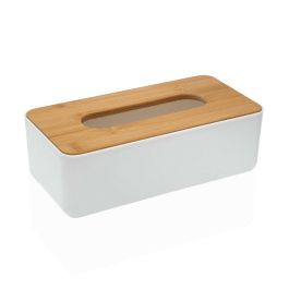 Caja para pañuelos Versa Bambú Polipropileno 13,1 x 8,6 x 26,1 cm Blanco Precio: 7.49999987. SKU: B12EHGM8GV