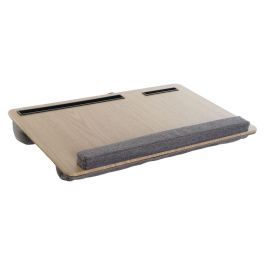 DKD Home Decor Bandeja Basicos de MDF y Poliéster Natural Gris 35x55x7 cm Precio: 24.50000014. SKU: B16S87VMWP