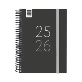 Finocam Agenda Secundaria Espiral 8º 1Dp Negro 2025-2026 - Organización Estudiantil con Diseños en Tendencia Precio: 7.49999987. SKU: B16K3HCFM4
