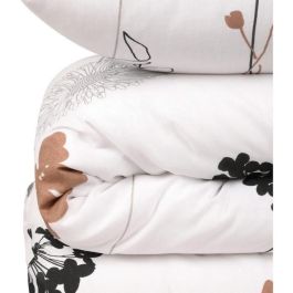 Juego de cama ASI8681181528631 - 1 funda nórdica 220x240 cm + 2 fundas almohada 60x60 cm - Algodón/Poliéster Blanco