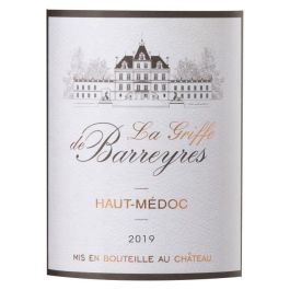 Château La Griffe de Barreyres 2018 Haut-Médoc - Vino tinto burdeos