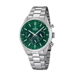 Reloj Hombre Festina F16820/R Verde Plateado Precio: 162.68999945. SKU: B16SBS4FSP