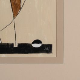 Cuadro Pintura Abstracto 4/M 35 X 40 cm