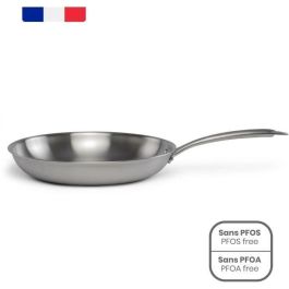 Brigade - Sartén de acero inoxidable de 28 cm - LIVOO - MEP159 - Triplemente acero inoxidable - Apta para todo tipo de fuegos, incluida la inducción - Fabricado en Francia Precio: 59.50000034. SKU: B1F5EQBM7S