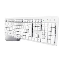 Trust Combo Teclado + Ratón Inalámbrico Ody II Silencioso Blanco Precio: 21.88999989. SKU: B17LNKDPKN