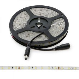 Tira de 300 LEDs 40W 4.000Lm CRI85 6000ºK SMD2835 24VDC IP65 x5M 40.000H [GR-RDT2835-60-24-IP65-CW]-Blanco Frío