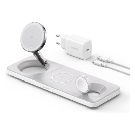 Anker MagGo Cargador Magnético Inalámbrico 15W PowerIQ Pad Blanco Compatible con MagSafe Precio: 157.90000028. SKU: B13DQVVDCZ