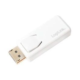 LogiLink CV0100 Adaptador DisplayPort 1.2 a HDMI 4K (Pasivo) Macho a Hembra Blanco