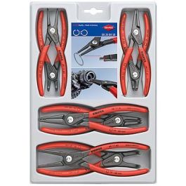 Knipex 00 20 04 SB - Set de alicates de precisión para anillos de seguridad, 8 piezas, mangos rojos Precio: 184.50000019. SKU: B1GNYKBPQ3