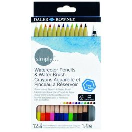 Lapices Acuarelables Daler Rowney Simply Estuche De 12 (Incluye Pincel Rellenable) Precio: 5.50000055. SKU: B12LJZTJ6P
