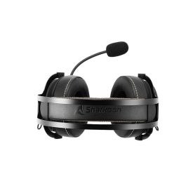 SHARKOON SGH50 Auriculares Alámbrico Diadema para Juego, Audio Hi-Res Certificado, Negro