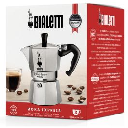 Bialetti Moka Express Cafetera Italiana de Aluminio 3 Tazas