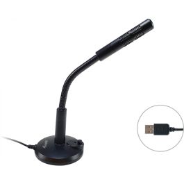 EQUIP MICROFONO SOBREMESA LIFE ONMIDIRECCIONAL USB BRAZO FLEXIBLE BOTON MUTE