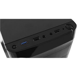 LC-Power 7034B Midi Tower PC - Caja ATX micro ATX Mini-ATX negra para ordenador con USB 3.0