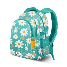 Karactermania Mochila OMP! Run. Plus FAN Blooming 44x34x21 cm, Gran Capacidad, 3 Compartimentos, Puerto USB, Ripstop, Turquesa
