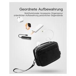 Inateck Organizador Bolsa AB03012 Negro 32.5cm x 23.5cm x 5cm Universal